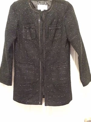 JACLYN SMITH ЧЕРНЫЙ/МЕТАЛЛИЧЕСКИЙ СЕРЕБРЯНЫЙ ПЛАТЬЕ BLAZER - Изображение 1 из 3