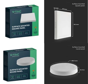 PLAFONIERA LED SOFFITTO LAMPADE PLAFONIERE DA SOFFITTO LED 18W RESA 200W - Foto 1 di 4