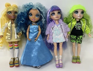 Rainbow High Doll Jade Sunny Violet Skyler Lot Of 4 Blue Green Yellow Purple - Picture 1 of 14