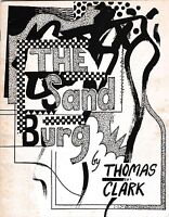 THOMAS (TOM) CLARK  "THE SAND BURG" POEMS JOE BRAINARD 1966 POET'S FIRST BOOK