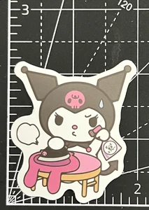 Playing House With Kuromi - Vinyl Sanrio Sticker Sticker Bomb Notebook KAWAII - Picture 1 of 4