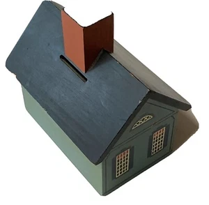 Vintage Sparschwein/Sparschwein Windfield Designs Inc 1984 H. Musser Holz gebraucht ansehen - Bild 1 von 10