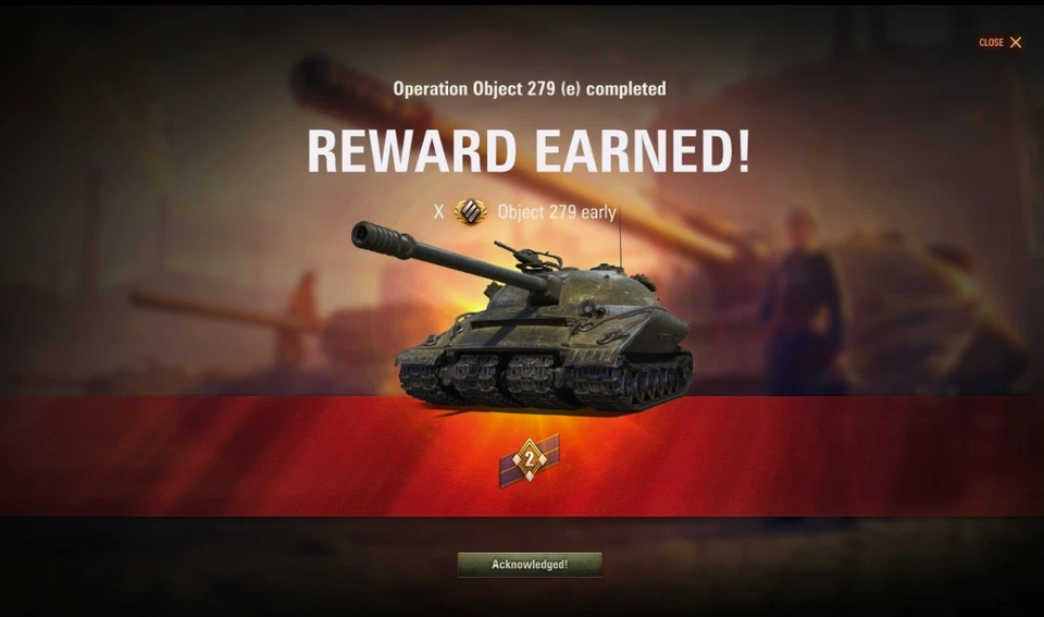 Wold of tanks MISSIONS CAMPAIGN 2 / EXCALIBUR + CHIMERA + Obj 279 within 14 DAYS - Image 1 of 1