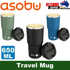 Asobu 650ml Puramic Pick Me Up & Go Coffee Travel Mug Vaccum Isolated Tumbler - Picture 1 of 32