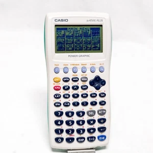 ⭐ Casio FX-9750G Plus White Graphing Calculator - TESTED WORKING ⭐ - Picture 1 of 8