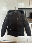 Moose Knuckles Black Coat, size Child XL used, Excellent condition