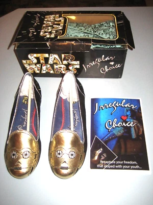 Disney Parks Irregular Choice Star Wars C3-PO Women's Loafer Sz 8.5 Shoes - Image 1 of 4