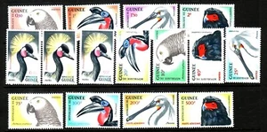 Guinea Sc 263-74, C41-43 NH set of 1962 - Birds - Picture 1 of 1