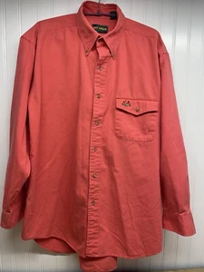 IVY Crew Mens Button-Up Size Large CMS-861/s-9355 (Salmon) - Picture 1 of 6