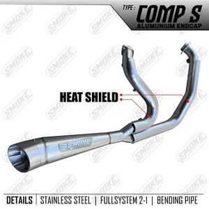 1999-2006 Exhaust CustomFits For Harley Davidson Road Glide 2 Into 1 Full System - Picture 1 of 6