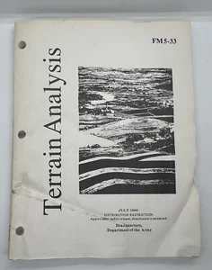 Terrain Analysis FM 5-33 July 1990 Paperback Department of the Army USA - Imagen 1 de 8