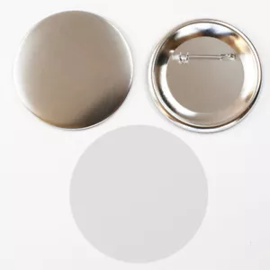 Piezas de botón de pin trasero de 2-1/4" 58 mm fabricante de insignias - Imagen 1 de 3