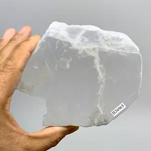 0.99 lbs, 4.7"x3.9"x1", Natural Clear Selenite Crystal Slab Gemstone, B36965 - Picture 1 of 15