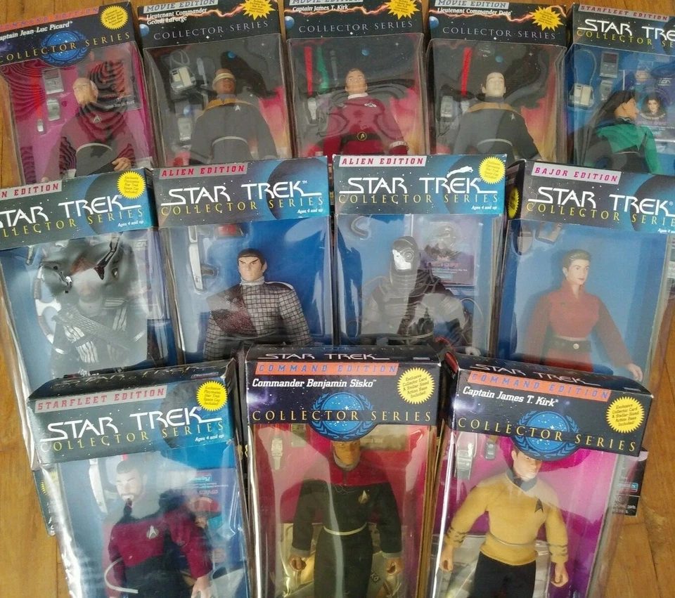 Figuras de acción Star Trek 9 pulgadas años 90, embalaje original, vintage, listado múltiple Foto 1 de 1
