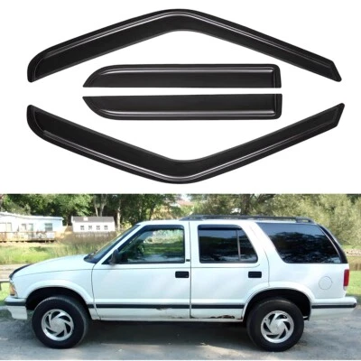 Window Visors Wind Deflectors for 1995-2005 Chevrolet Blazer/GMC Jimmy 4-Door - Image 1 of 4