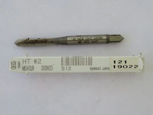 1 pcs OSG 5mm X .8 Metric M5 3 Flutes Spiral Point Plug Tap JAPAN - Picture 1 of 1