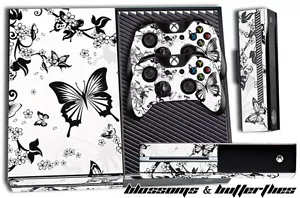 Designer Skin für Xbox One 1 Gaming Konsole + 2 Controller Aufkleber Blüte - Bild 1 von 2