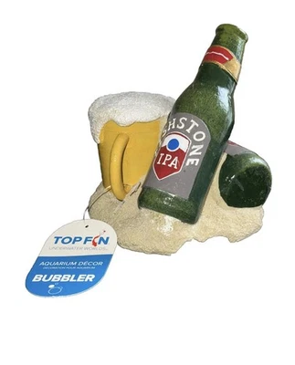 Top Fin Fishstone IPA Bubbler Aquarium Decor NWT - Image 1 of 4