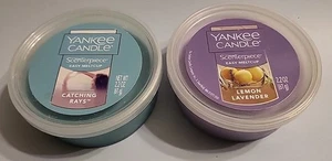 Pair of Yankee Candle Scenterpiece Easy Meltcup Catching Rays & Lemon Lavender - Picture 1 of 5