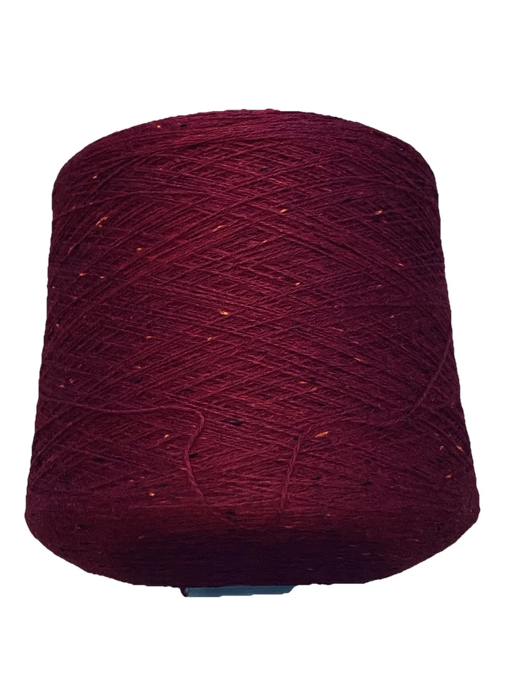 890 gUPW 100 % Lana Merino Extrafina 2/17,5 Nm Lana Hilada Cono Hilado Navidad ROJO Foto 1 de 4