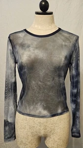YMI Collections Damen Langarmshirt Large Mesh - Bild 1 von 3