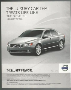 2008 VOLVO S80 advertisement, Volvo S80 sedan print ad - Imagen 1 de 3