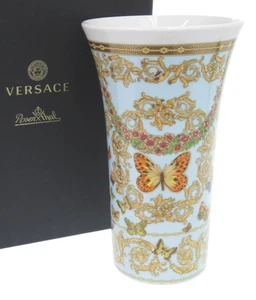 Versace by Rosenthal Le Jardin De Versace Vase 26cm Butterfly Garden Unused - Picture 1 of 6