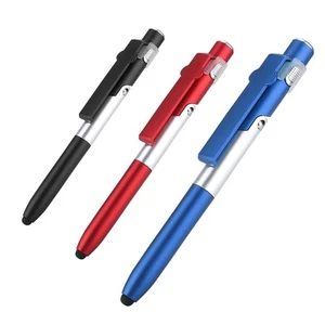 4 In 1 Touch Screen Capacitive Ballpoint Pens With LED Light For Tablet SAL - Bild 1 von 17