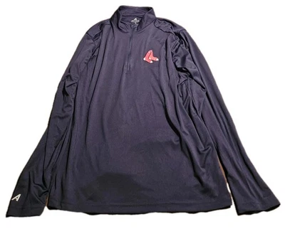 Top Pullover Boston Red Sox Antigua Para Hombre Homenaje Azul Marino 1/4 Cremallera Talla XL NUEVO CON ETIQUETAS Foto 1 de 4