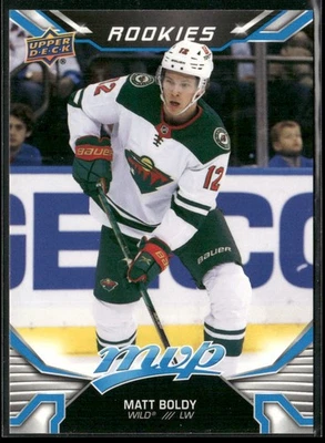 2022-23 Upper Deck MVP #222 Matt Boldy Minnesota Wild Rookie RC Hockey Card - Image 1 of 2