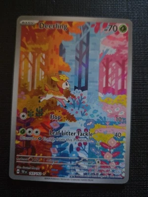 Deerling IR 165/162SV05: Temporal Forces Holo Illustration Rare Pokemon - Image 1 of 2