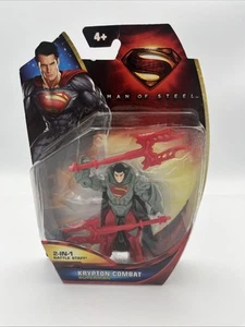 Modellino Man of Steel Superman Krypton Combat 3,75" DC Comic Mattel DMG PKG - Foto 1 di 7