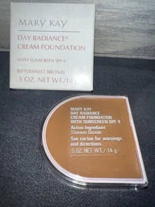 Mary Kay DAY RADIANCE Foundation Cream BITTERSWEET BRONZE .5 oz SPF 8 #6309 New - Picture 1 of 5