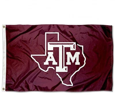 Bandera Texas A&M Aggies 3' X 5', bandera universitaria grande Foto 1 de 3