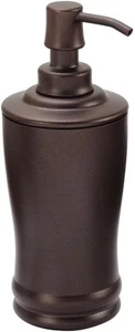 iDesign Metal Tall Liquid Soap Dispenser Pump, The Olivia Collection – Bronze - Picture 1 of 6