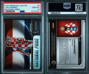 2022 Panini Prizm World Cup Luka Modric Croatia National Pride CASE HIT - PSA 10 - Bild 1 von 1