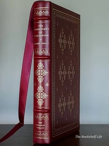 Franklin Library The Adventures of Tom Sawyer FINE Mark Twain Leather Classic - Picture 1 of 10