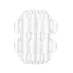 Matte White One Light Wall Sconce from the Swoon Collection - Picture 1 of 6