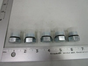 LOT OF 5 PARKER 8P50N-S, Hex Head Plug Head 3/4-16 - Picture 1 of 5