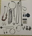 Silvertone costume jewelry lot 19 Pieces - Beautiful EUC