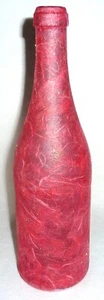 DIY ★ Leuchtflasche ★ beleuchtete Flasche ★ UNI ★ rot ★ 29cm ★ - Picture 1 of 1