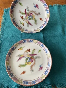 Vintage Jyoto china - 5 bread plates with rooster - Picture 1 of 2