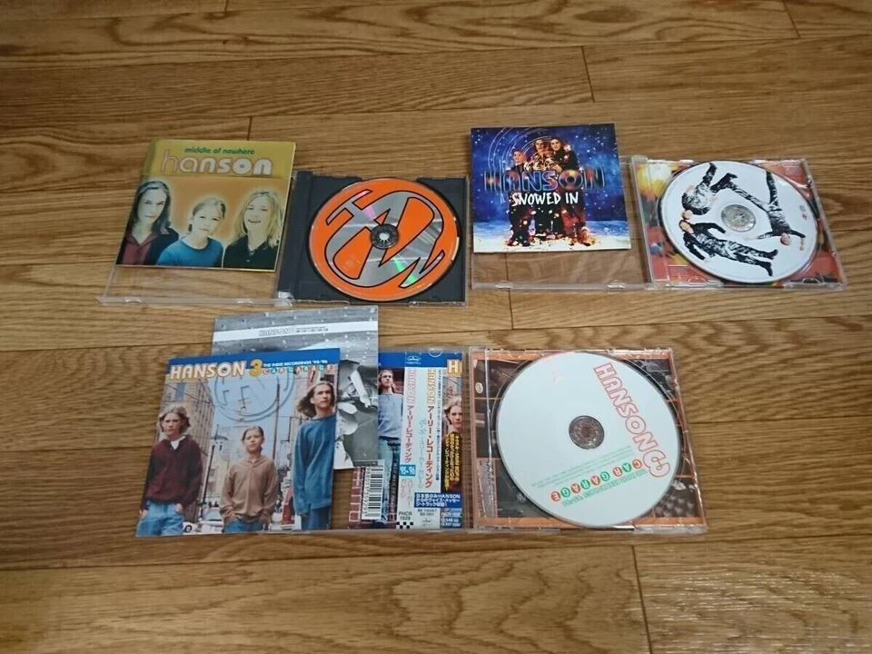 Hanson CD SET x3  【Middle of Nowhere】【Snowed In】 etc Album set（Used item）Ｓ07954 Foto 1 de 3
