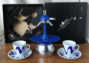 RARA CAFFETTIERA PAPALINA OMET NUOVA INSCATOLATA +TAZZE VINTAGE NEW COLLECTIBLE - Foto 1 di 8