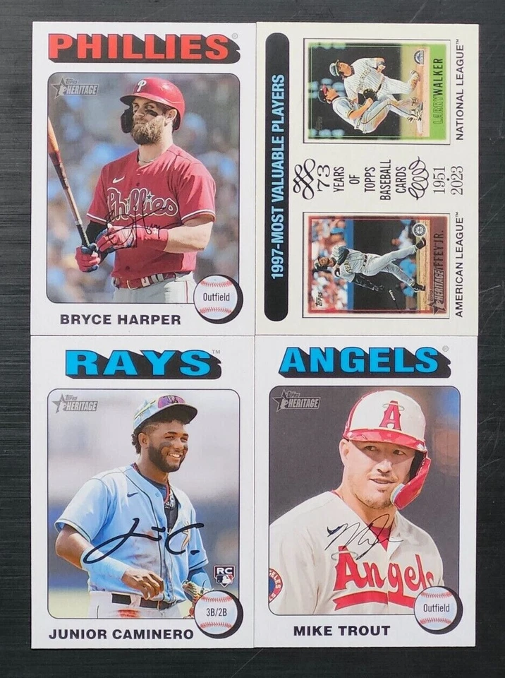 2024 Topps Heritage WHITE BORDER Parallels with Rookies You Pick the Card - Image 1 of 1