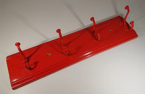 Old Hook Rail Wardrobe Corridor Wardrobe Coat Hooks Wall Coat Rack Cover