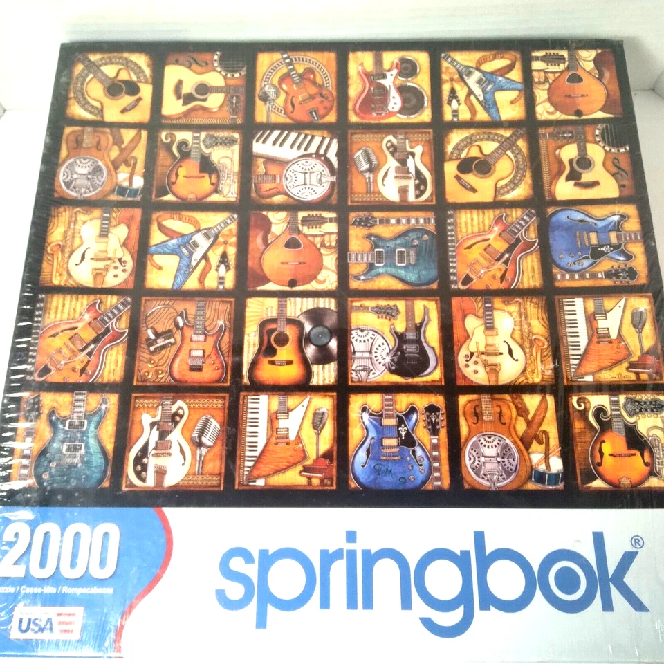 Springbok Puzzle 2000 Six String Symphony Guitars