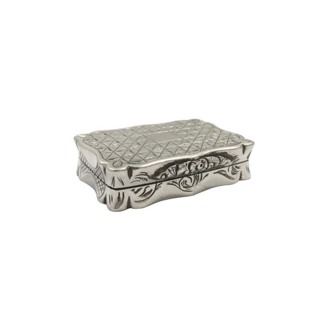 ANTIQUE VICTORIAN STERLING SILVER VINAIGRETTE 1857 Cover