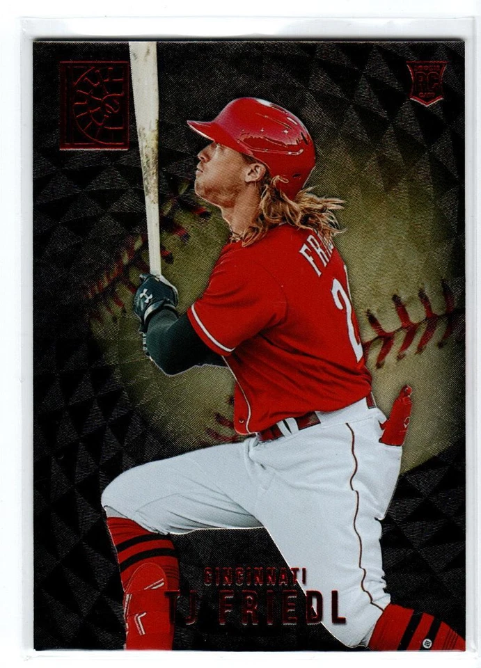 2022 Panini Capstone Red #144 TJ Friedl LS - Image 1 of 1