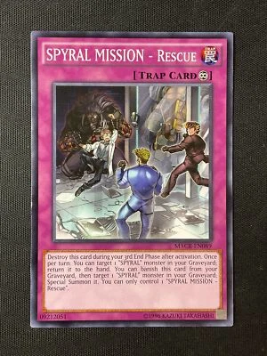 Yu-Gi-Oh TCG Maximum Crisis #MACR-EN089 SPYRAL MISSION - Rescue Common LP - Image 1 of 2